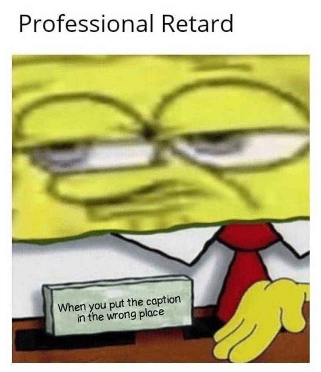 Schlongs in a caption - meme