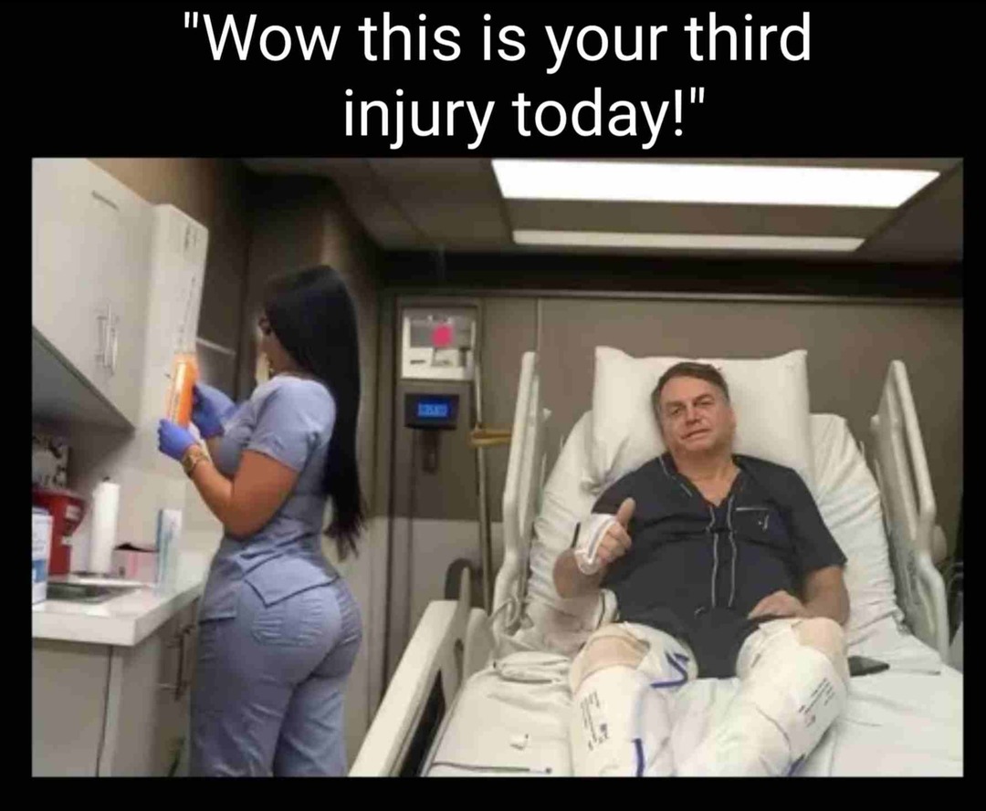 Third Injury Today - meme