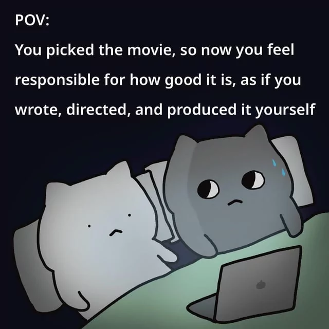 Because you will get yelled at if it is not good